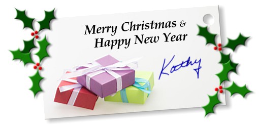 Merry Christmas and Happy New Year from Kathy Steinemann