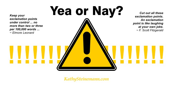 Exclamation Points: Yea or Nay?