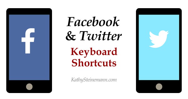 Facebook & Twitter Keyboard Shortcuts