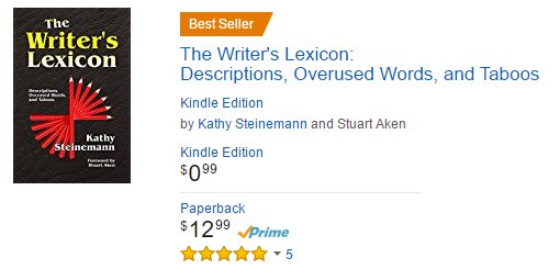 The Writer’s Lexicon: Amazon Best Seller