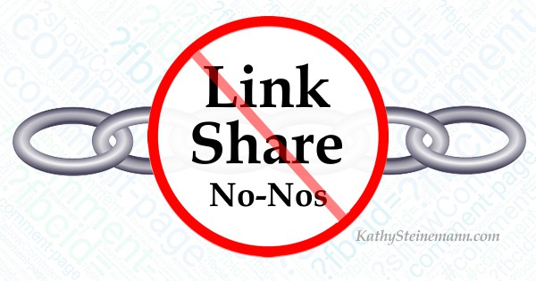 Link Share No-Nos