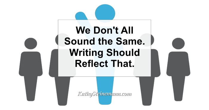 We Don’t All Sound the Same: Writing Should Reflect That