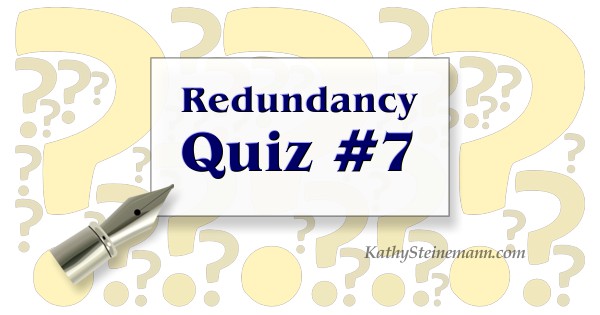 Redundancy Quiz #7