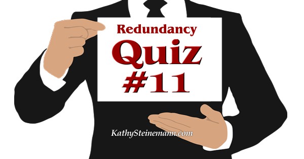 Redundancy Quiz #11