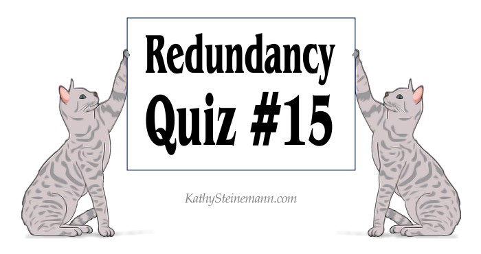 Redundancy Quiz #15