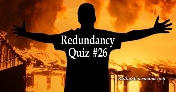 Redundancy Quiz #26