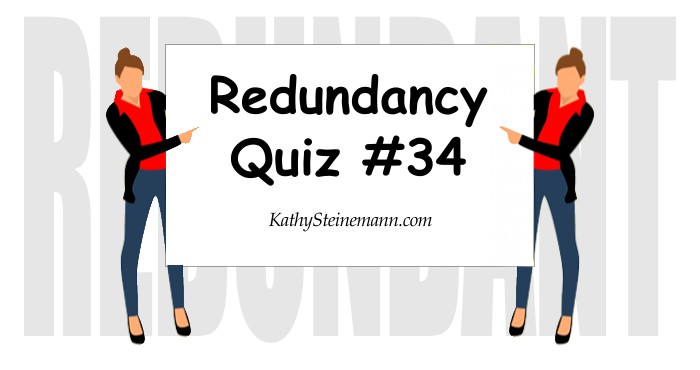 Redundancy Quiz #34