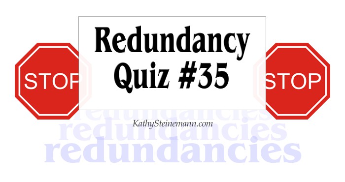 Redundancy Quiz #35