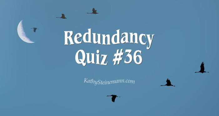 Redundancy Quiz #36