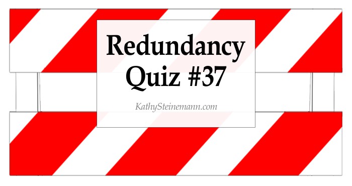 Redundancy Quiz #37