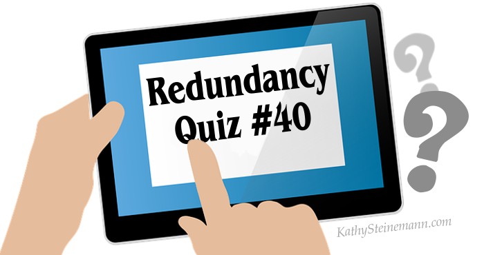 Redundancy Quiz #40