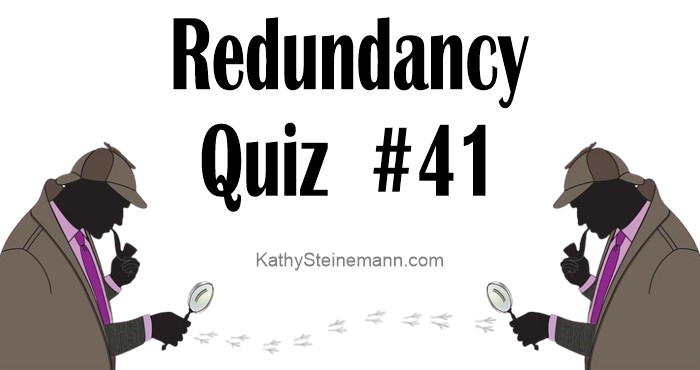 Redundancy Quiz #41