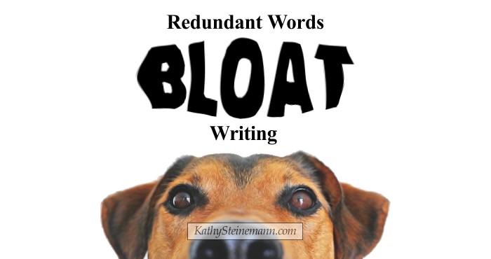 Redundant Words Bloat Writing