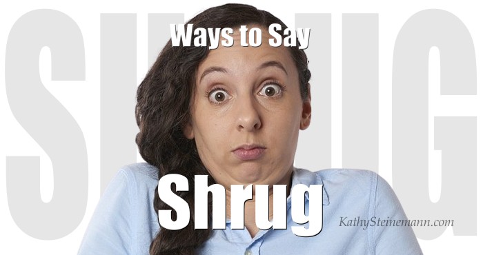 replacements for shrug