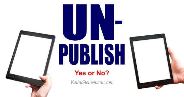 UN-PUBLISH: Yes or No?