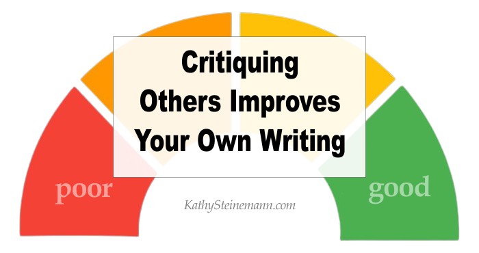 Critiquing others improves your own writing