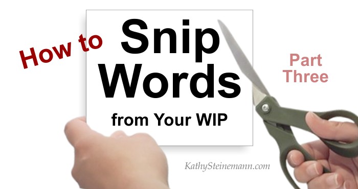 How to Snip Words from Your WIP